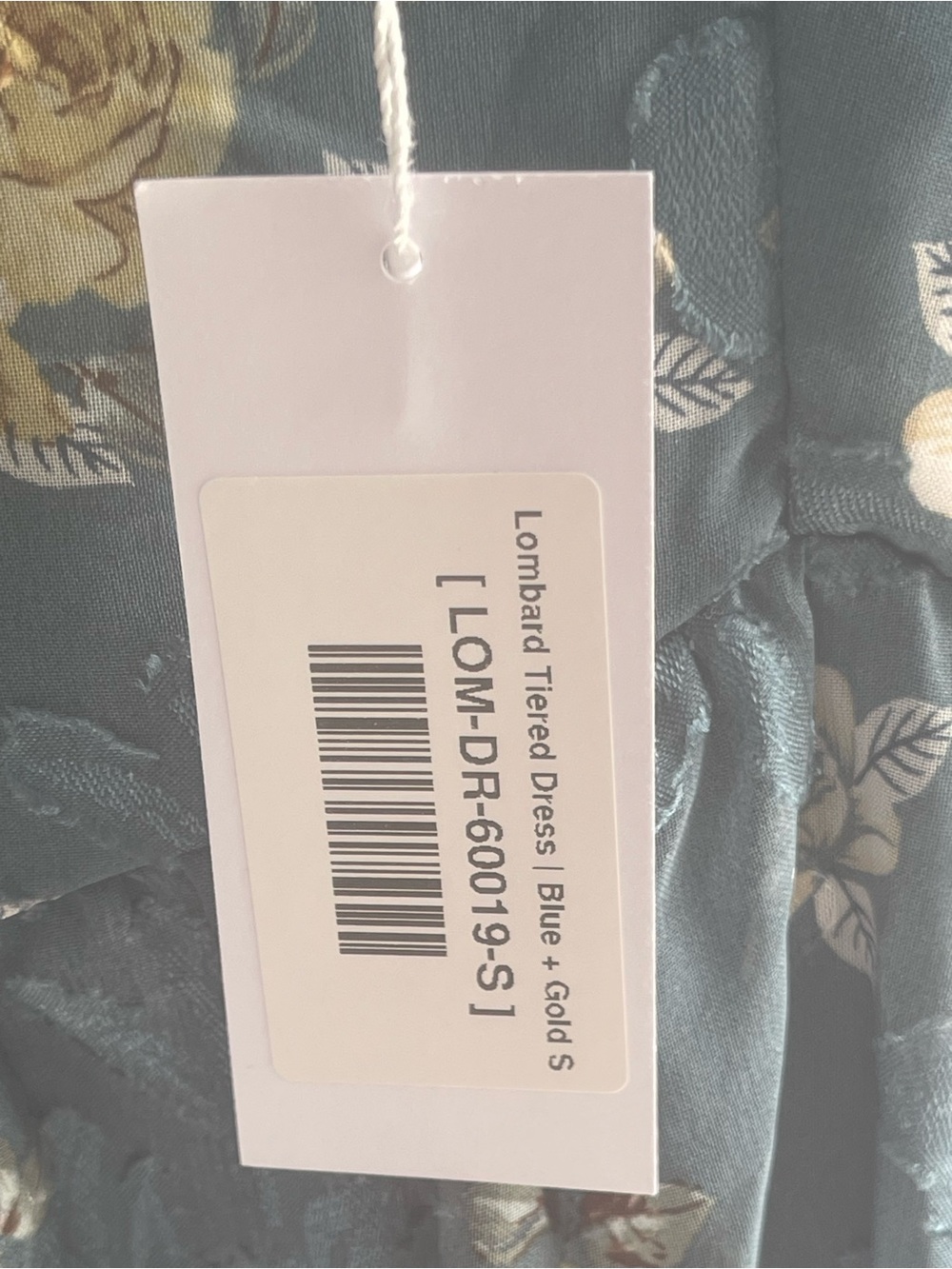 Baltic Born NWT Blue and Gold Lombard Tiered Mini Dress - Picture 3 of 8
